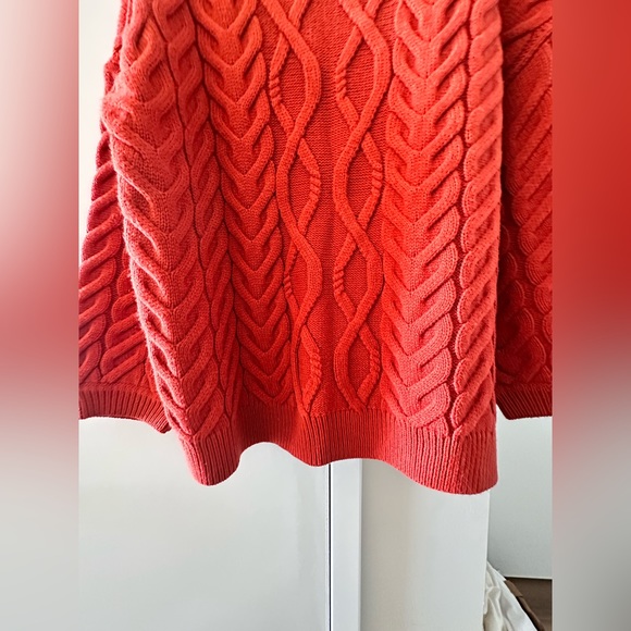Oversized Eunice Brick Red Sweater - Picture 7 of 16